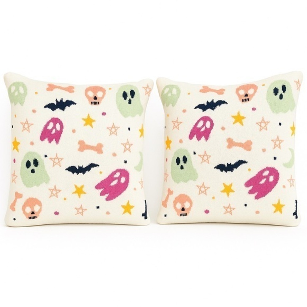 Home Goods Sweet Street Halloween Ghost Pillow Cases Black Bat Skull Tik Tok